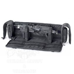 Alternative view of Funda transporte arma pesada M249 - Negro