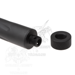 Cañon externo roscado corto para L96 y Mag Catch Action Army - Imagen 7
