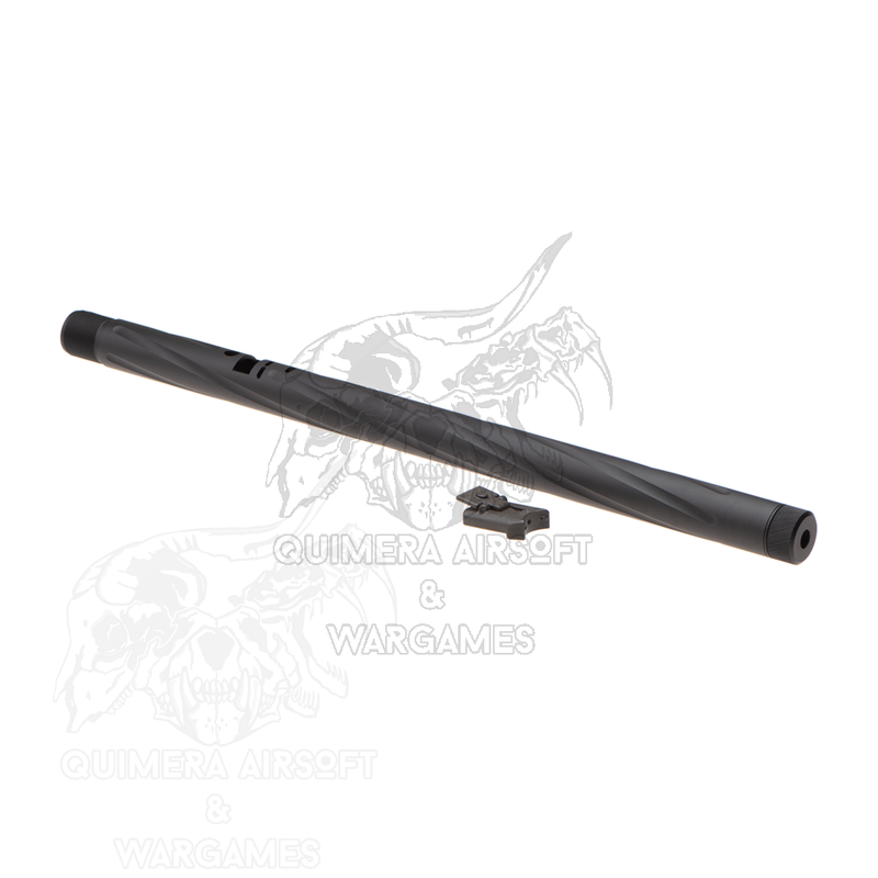 Cañon externo roscado corto para L96 y Mag Catch Action Army