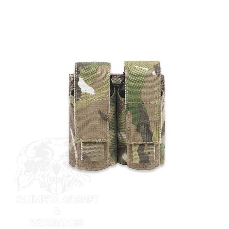 Double 40mm Grenade/Small NICO Flash Bang Pouch Warrior - Multicam