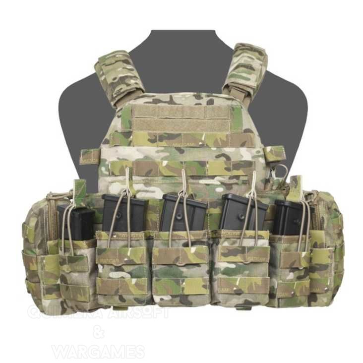 Alternative view of Triple molle Open G36 Mag/bungee retention Warrior - Multicam