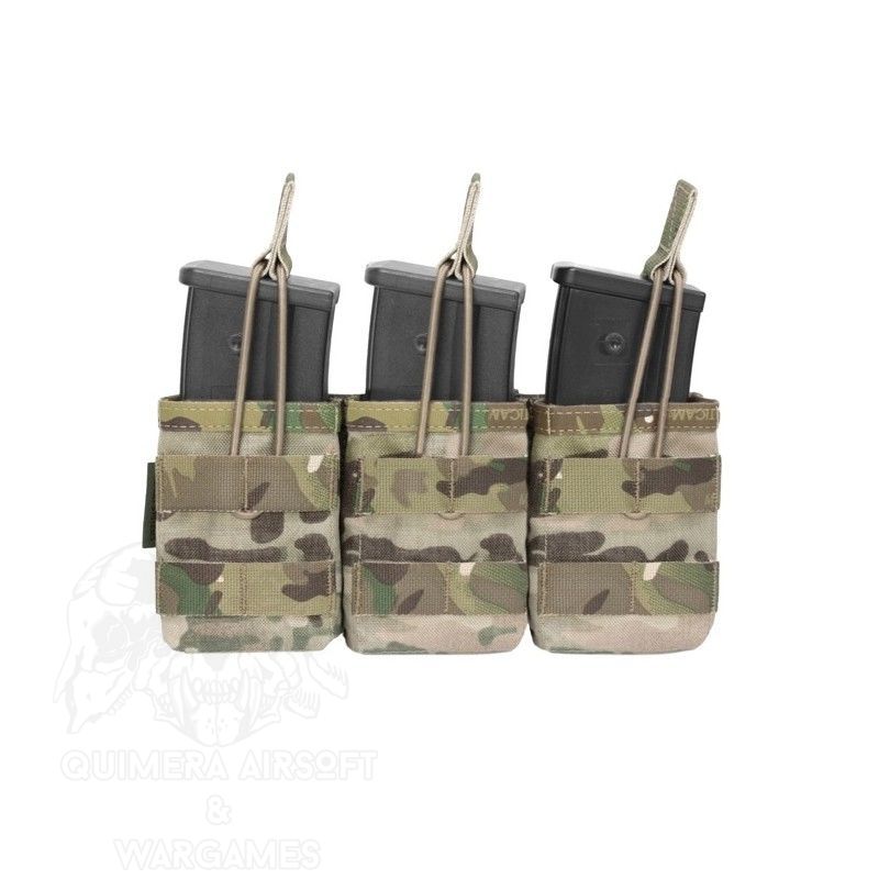 Triple molle Open G36 Mag/bungee retention Warrior - Multicam