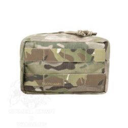 Small Horizontal Molle Pouch Zipped Warrior - Multicam