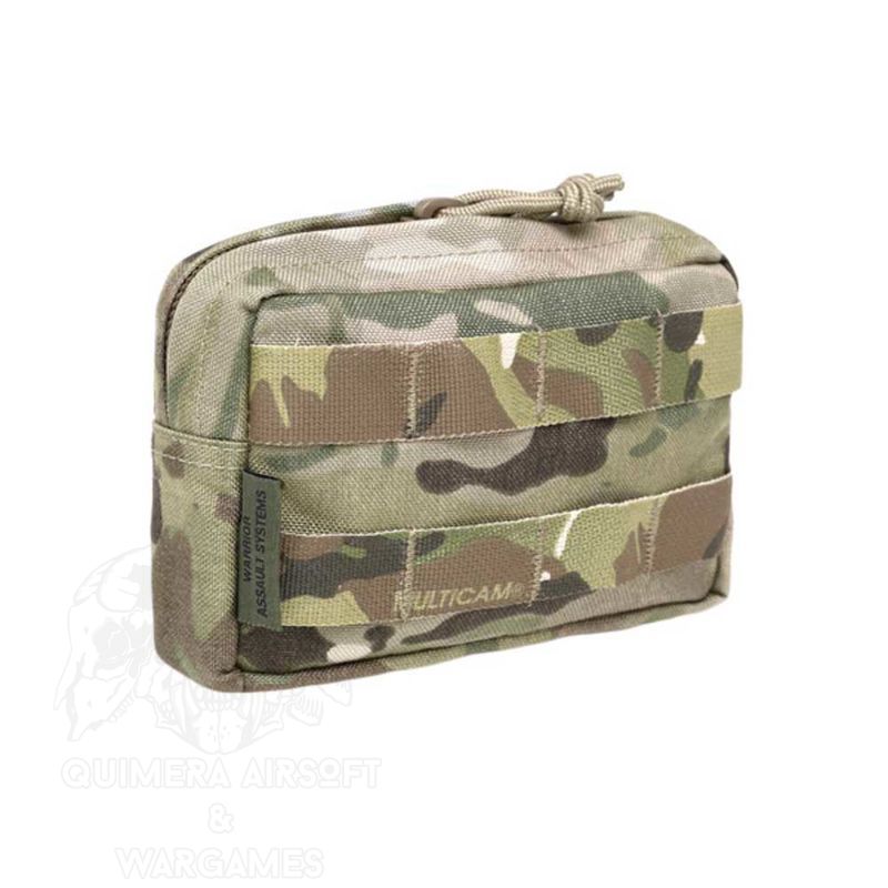 Small Horizontal Molle Pouch Zipped Warrior - Multicam - Imagen 2