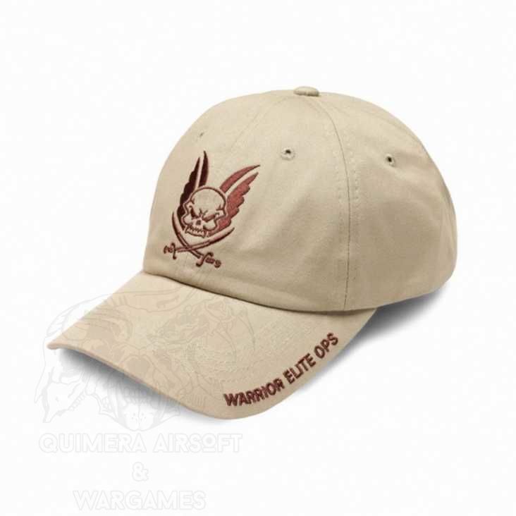 Gorra con logo bordado Warrior - Coyote