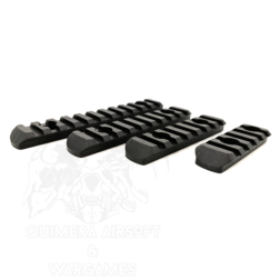 Alternative view of Set de railes M-LOK de polimero V1 Raccoon