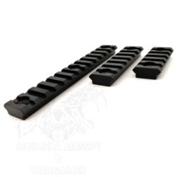 Alternative view of Set de railes KEYMOD Gen 2 de aluminio Raccoon