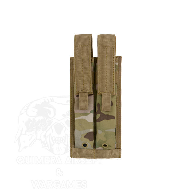Pouch doble cubierto para cargador de SMG 8Fields - Multicam