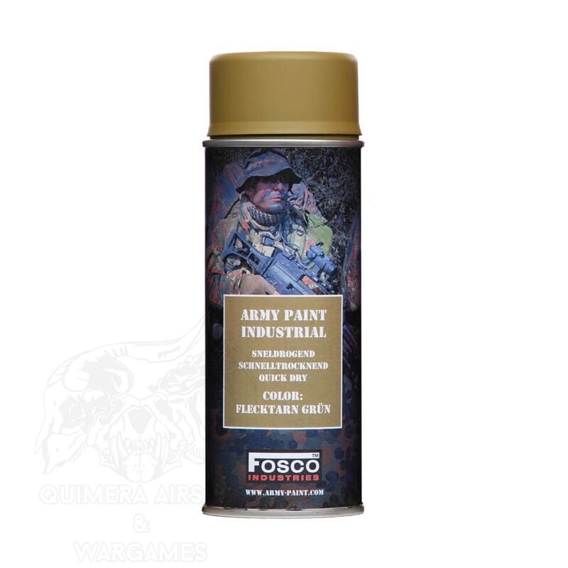 Pintura en spray 400ml Fosco - Flecktarn Grün