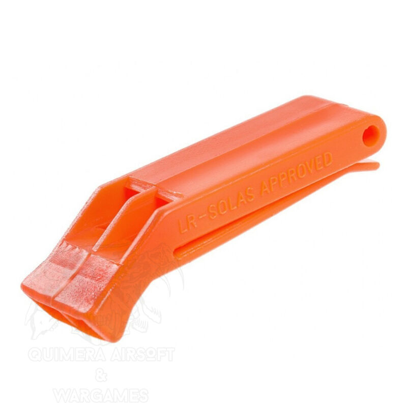 Silbato tactico con Clip - Naranja