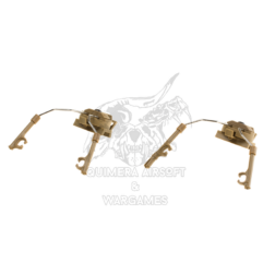 Alternative view of Kit de adaptadores Comtac para casco Ztactical - Dark Earth