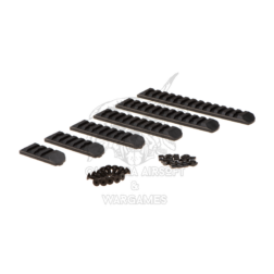 Set de railes Keymod/M-LOK 6pcs M-ETAL