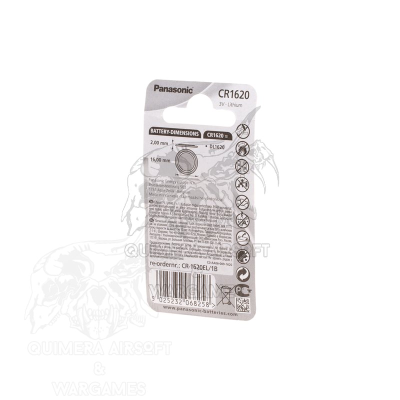 Alternative view of Pila boton CR1620 3V Panasonic