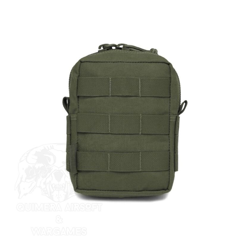 Small Molle Utility Pouch Zipped Warrior - OD