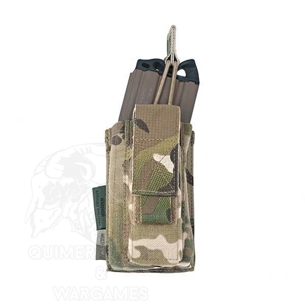Single Open 5.56mm + 9mm Pouch Warrior - Multicam - Imagen 2