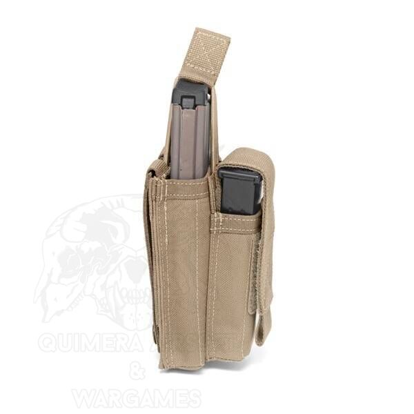 Single Open 5.56mm + 9mm Pouch Warrior - Coyote - Imagen 2