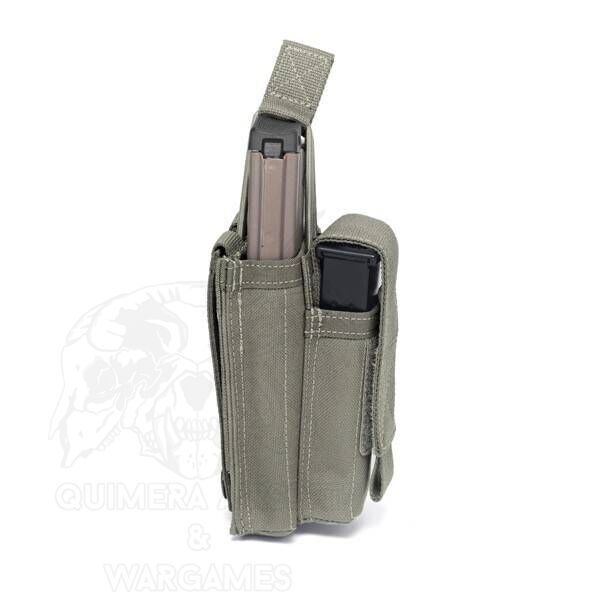 Single Open 5.56mm + 9mm Pouch Warrior - Ranger Green - Imagen 3