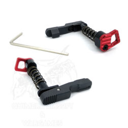 Reten de cargador CNC para M4 ambidiestro RR001 Raccoon - Rojo