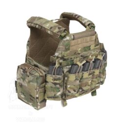 Triple molle Open M4 5.56 Mag/bungee retention Warrior - OD - Imagen 3