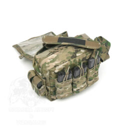 Triple molle Open M4 5.56 Mag/bungee retention Warrior - OD - Imagen 6