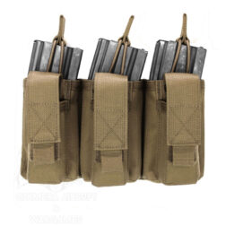 Open 5.56mm y 9mm Pouch Triple Warrior - Coyote Brown