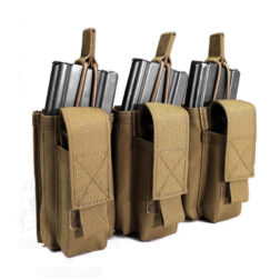 Alternative view of Open 5.56mm y 9mm Pouch Triple Warrior - Coyote Brown