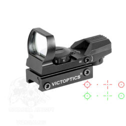 Red Dot tipo Samurai Rojo/Verde Multireticula - Negro