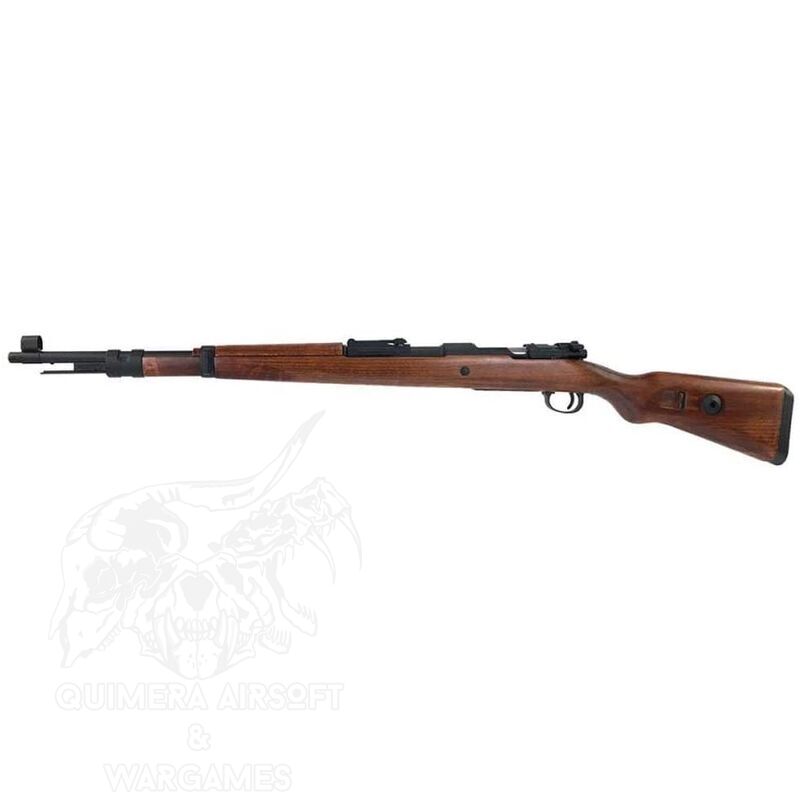 Mauser KAR98K Rifle de muelle Snow Wolf - Madera Real y Metal