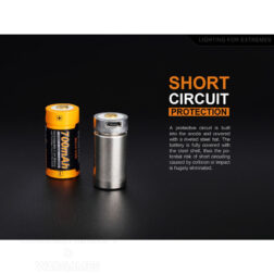 Bateria 16340 RCR123a 3.6V 700mAh Recargable por Micro-USB Fenix - Imagen 6