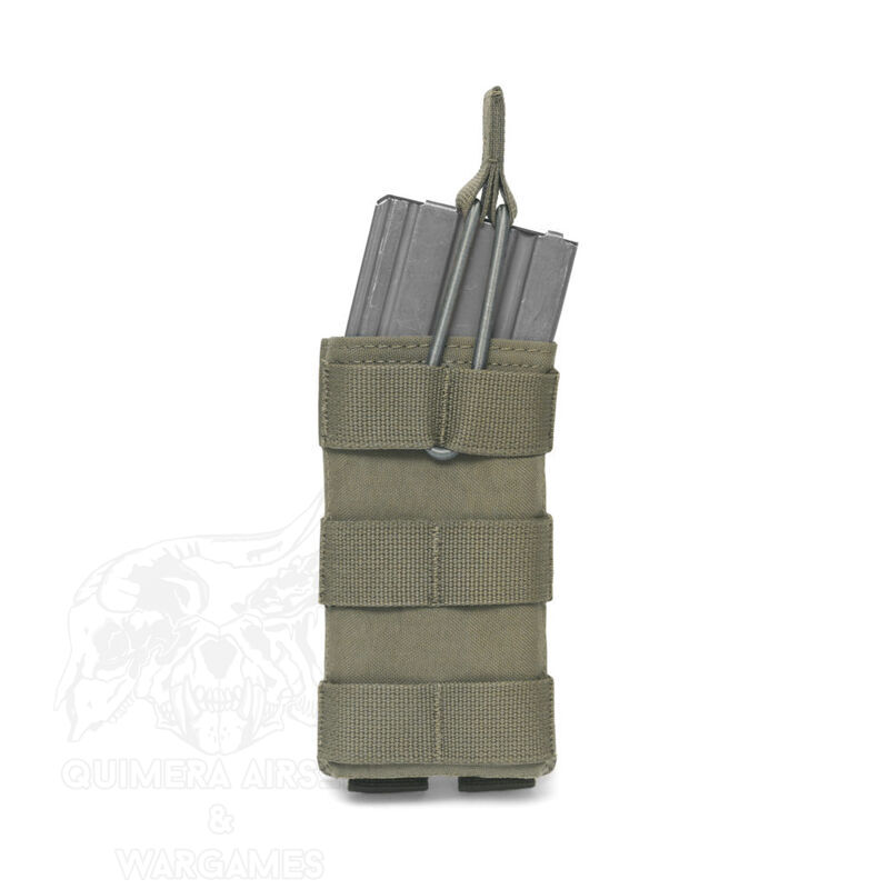 Single molle Open 5.56mm Mag/bungee retention Warrior - Ranger Green