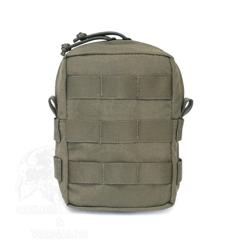 Small Molle Utility Pouch Zipped Warrior - Ranger Green