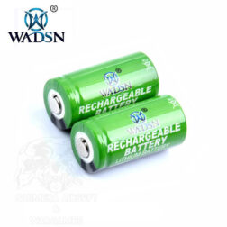 Pack de 2 Baterias Recargables 16340 CR123a 3.7V 700Mah WADSN