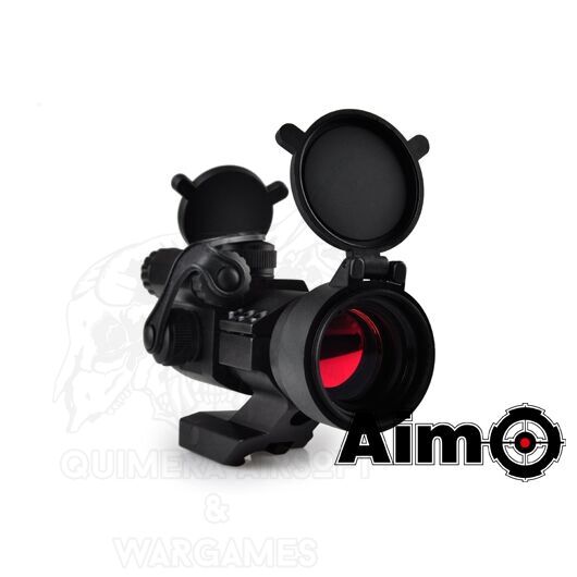 Alternative view of Red dot tipo M2 con montura Cantilever Rojo/Verde AIM-O - Negro