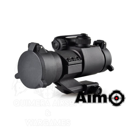 Red dot tipo M2 con montura Cantilever Rojo/Verde AIM-O - Negro