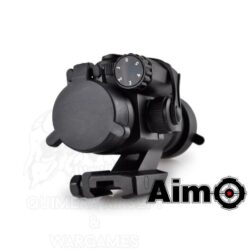 Red dot tipo M2 con montura Cantilever Rojo/Verde AIM-O - Negro - Imagen 5
