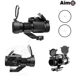 Red dot tipo M2 con montura Cantilever Rojo/Verde AIM-O - Negro - Imagen 7