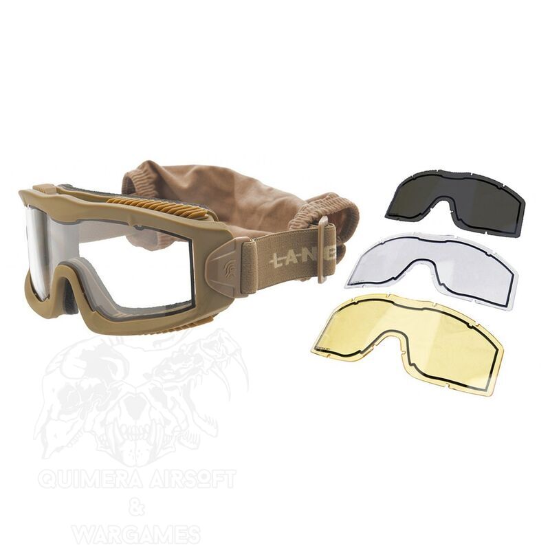 Gafas tacticas AERO Thermal Series Contiene 3 lentes Lancer Tactical