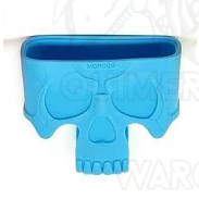 Tirador de goma con calavera para cargador de M4 - Azul