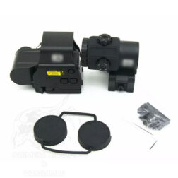 Red dot estilo Eotech EXPS Rojo/Verde + Magnificador G43 AIM-O/WADSN - Negro - Imagen 3