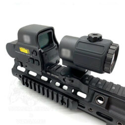 Red dot estilo Eotech EXPS Rojo/Verde + Magnificador G43 AIM-O/WADSN - Negro - Imagen 8