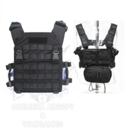 PACK Conquer Chaleco MPC y Mini Chest Rig - Negro