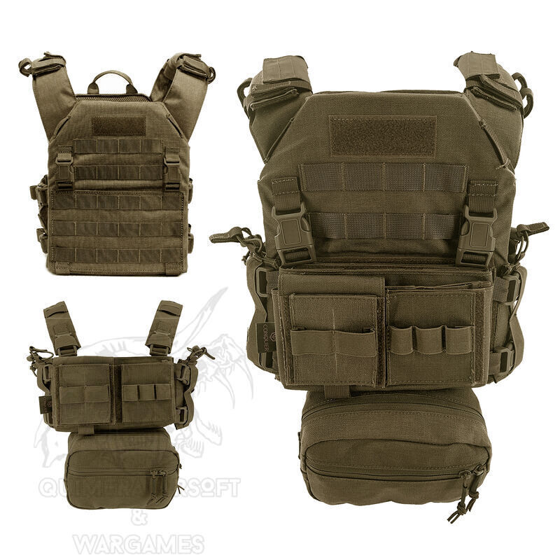 PACK Conquer Chaleco MPC MK2 y Mini Chest Rig MK2 - Coyote