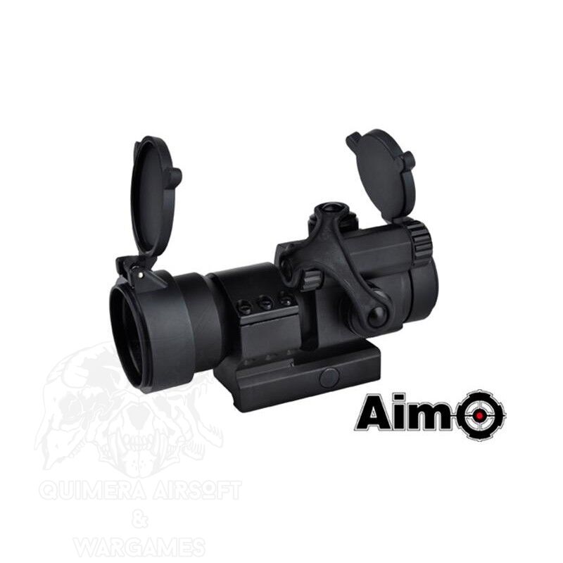 Red dot tipo M2 con montura Tipo L Rojo/Verde AIM-O - Negro