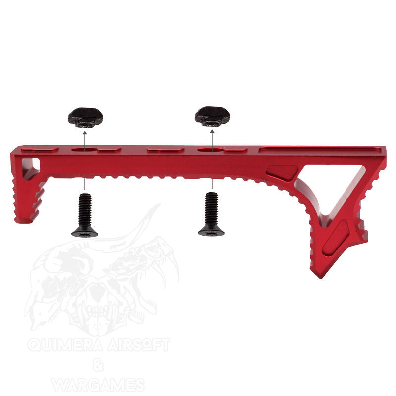 Alternative view of Grip angular de aluminio para M-LOK M-Etal - Rojo