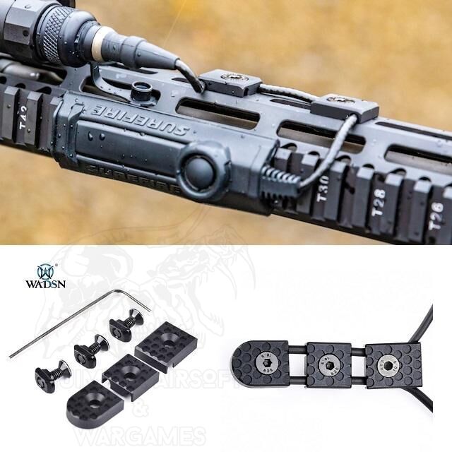 Alternative view of Pasacables WG System para KeyMod/M-LOK MOD-1 WADSN - Negro