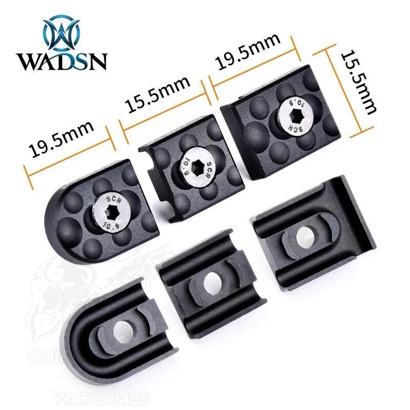 Pasacables WG System para KeyMod/M-LOK MOD-1 WADSN - Negro