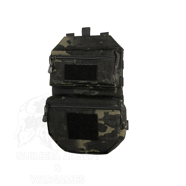 Alternative view of PREMIUM Assault Back panel 2 Pouches multifuncion 8Fields