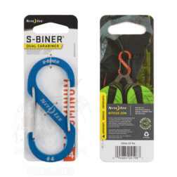 Mosqueton Aluminio S-Biner #4 34Kg Nite Ize - Azul
