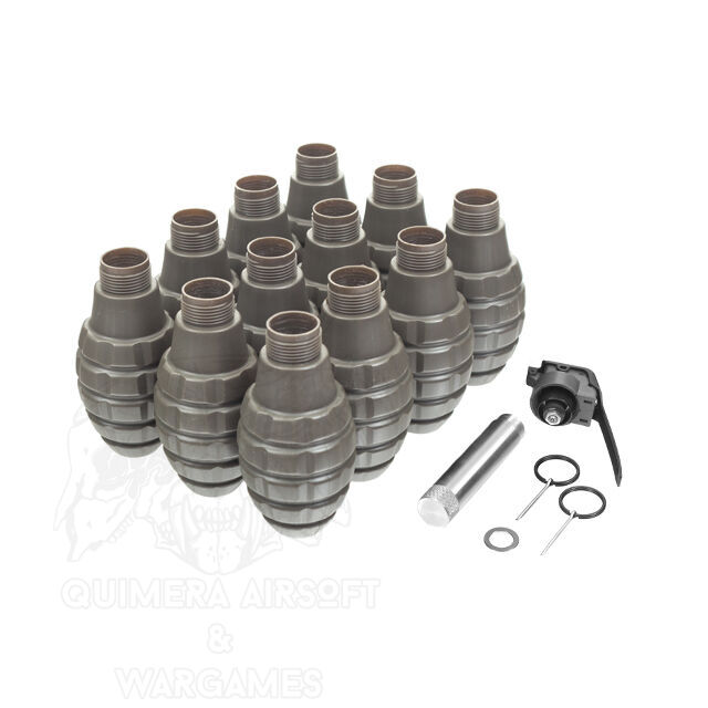 Kit de Granada Thunder B Co2 1 nucleo y 12 carcasas Piña Hakkotsu