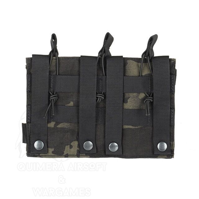 Premium Pouch Triple Open top de Cordura para 5.56 8Fields 3 Premium Pouch Triple Open top de Cordura para 5.56 8Fields - Imagen 3